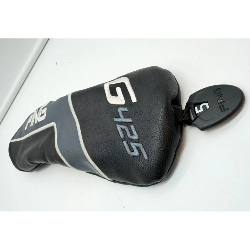 PING G425 Fairway Wood Golf Club Headcover - Black Grey White Adjustable Tag OEM